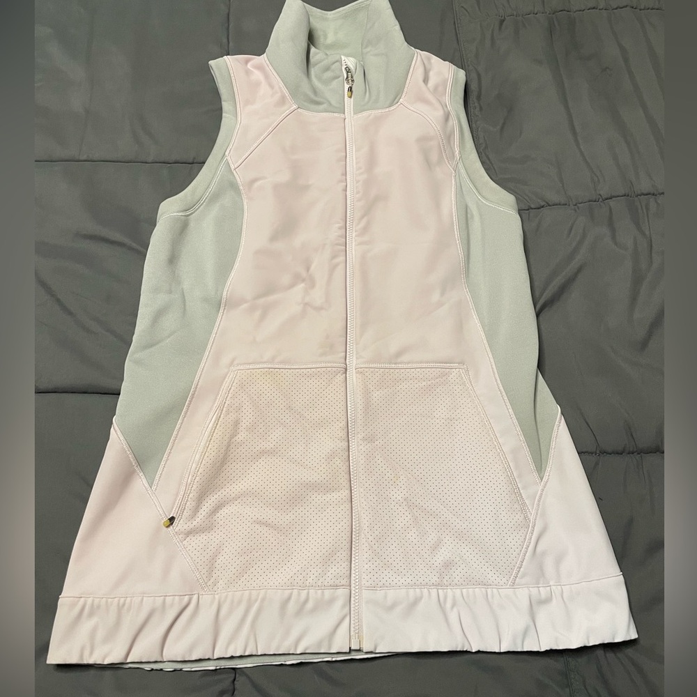 Lululemon Let's Get Visible Vest Neutral Blush/Heathered Silver Spoon size 8